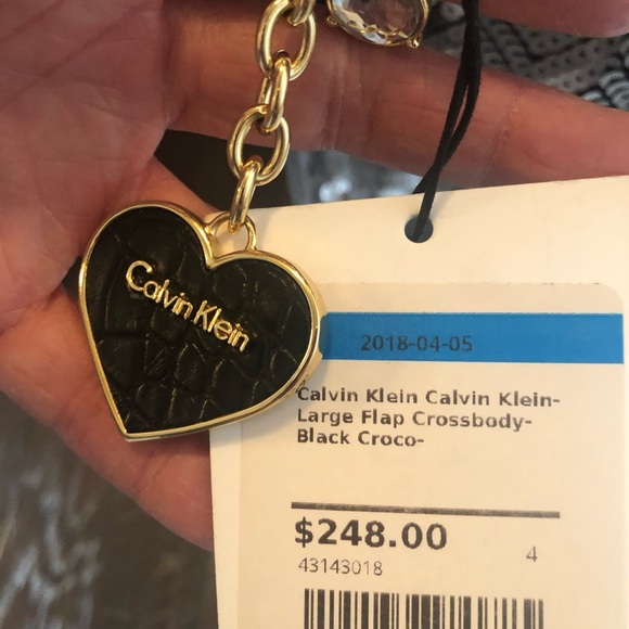 Calvin Klein Crossover Large Bkack Croco - Picture 6 of 8